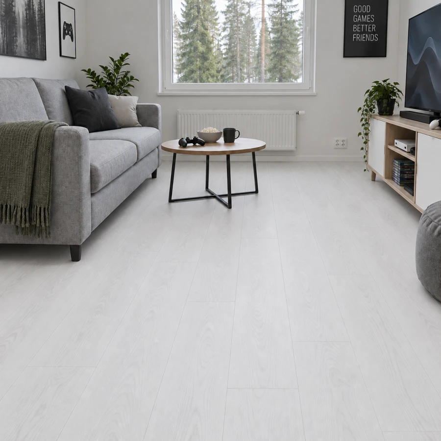Rigid Klick-Vinyl Oulu Eiche weißgrau SilentTECH