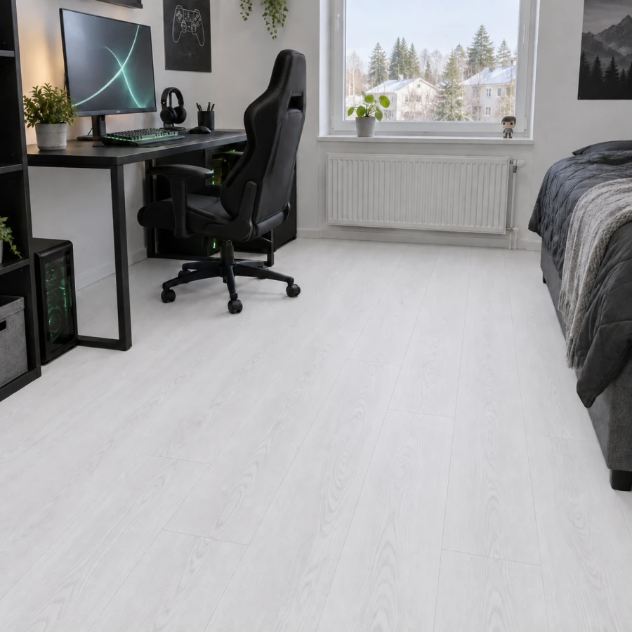 Rigid Klick-Vinyl Oulu Eiche weißgrau SilentTECH