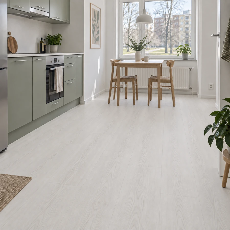 Rigid Klick-Vinyl Oulu Eiche weißgrau SilentTECH