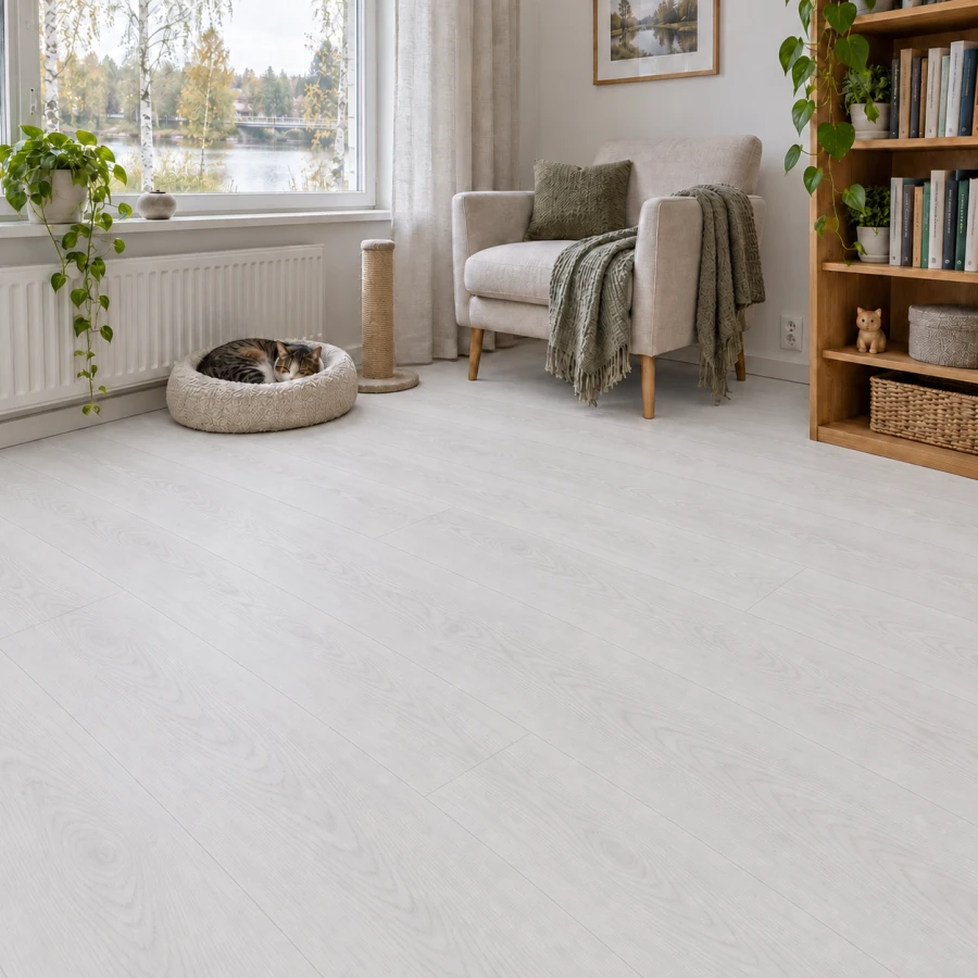 Rigid Klick-Vinyl Oulu Eiche weißgrau SilentTECH