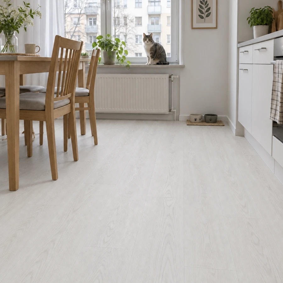 Rigid Klick-Vinyl Oulu Eiche weißgrau SilentTECH