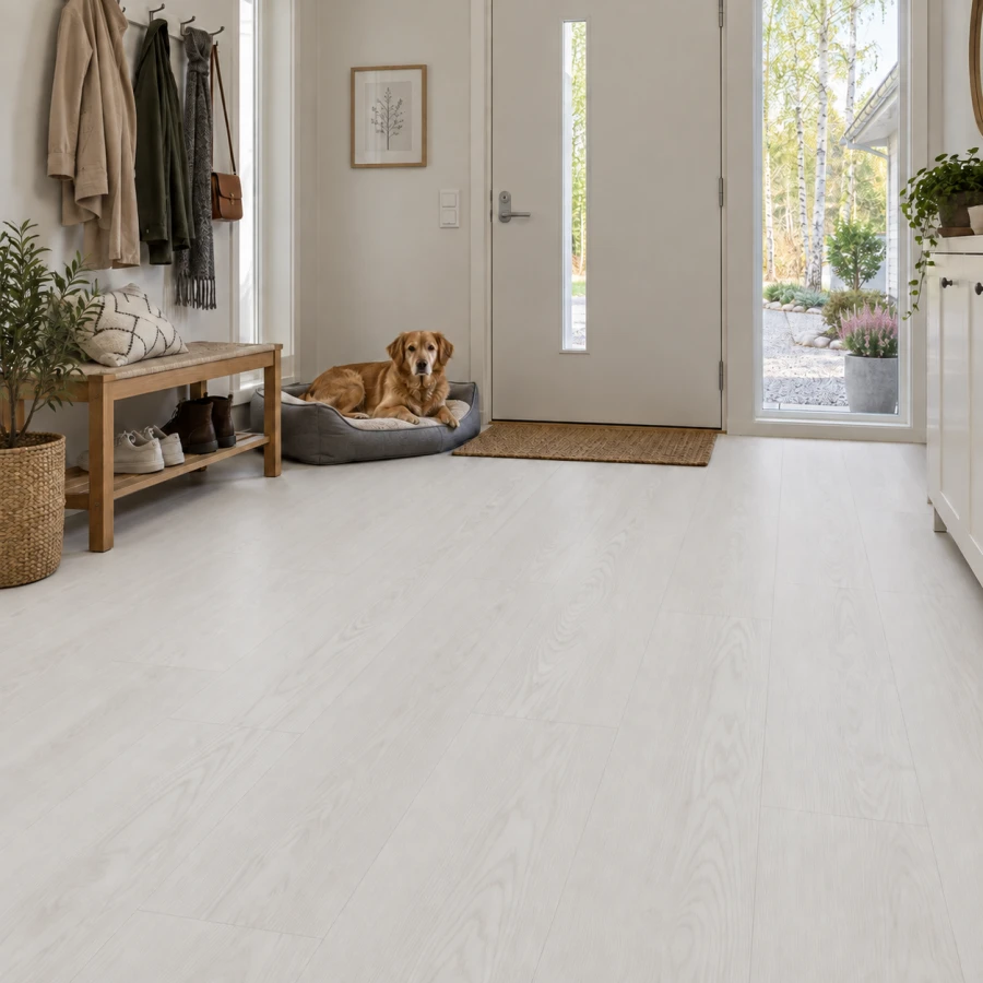 Rigid Klick-Vinyl Oulu Eiche weißgrau SilentTECH