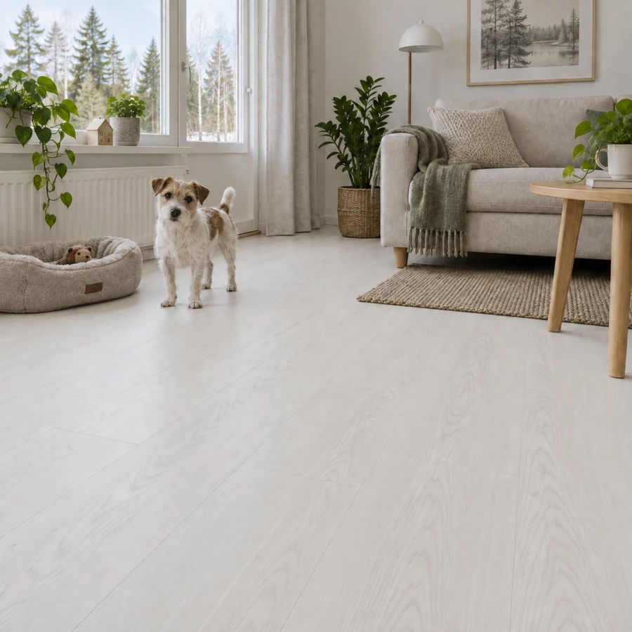 Rigid Klick-Vinyl Oulu Eiche weißgrau SilentTECH