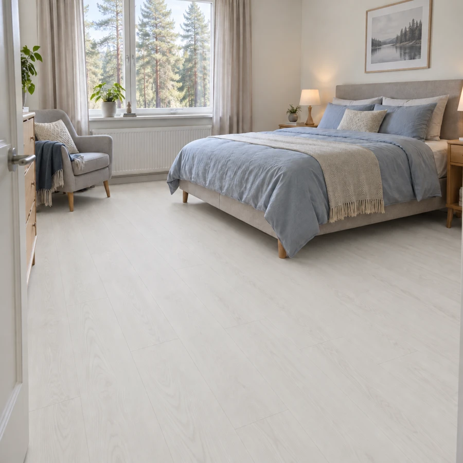 Rigid Klick-Vinyl Oulu Eiche weißgrau SilentTECH