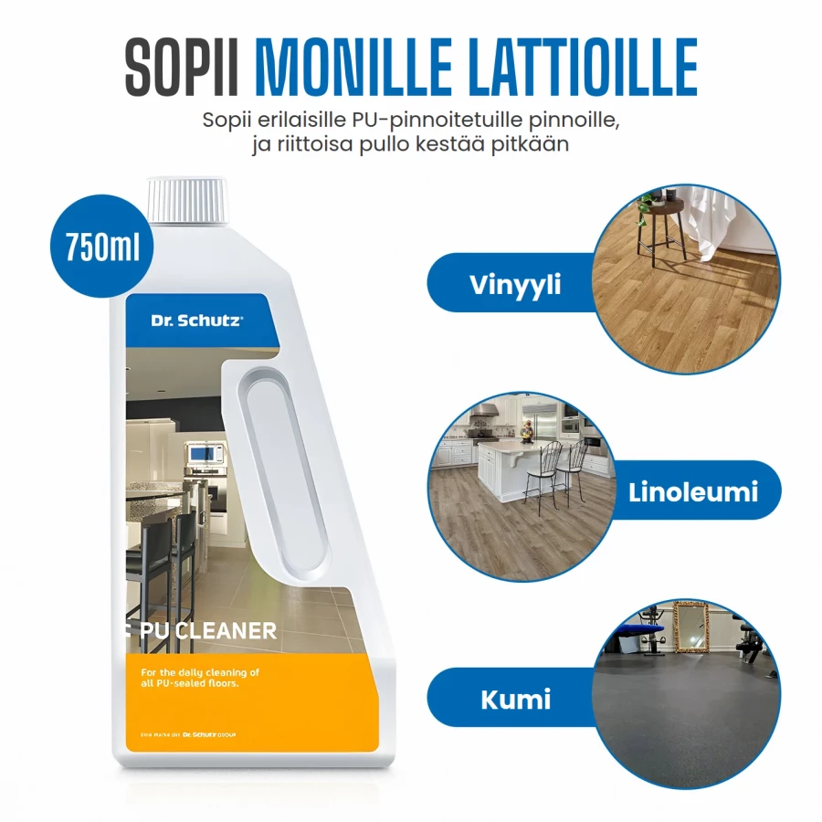 Dr. Schutz PU Cleaner Reiniger für Vinylböden