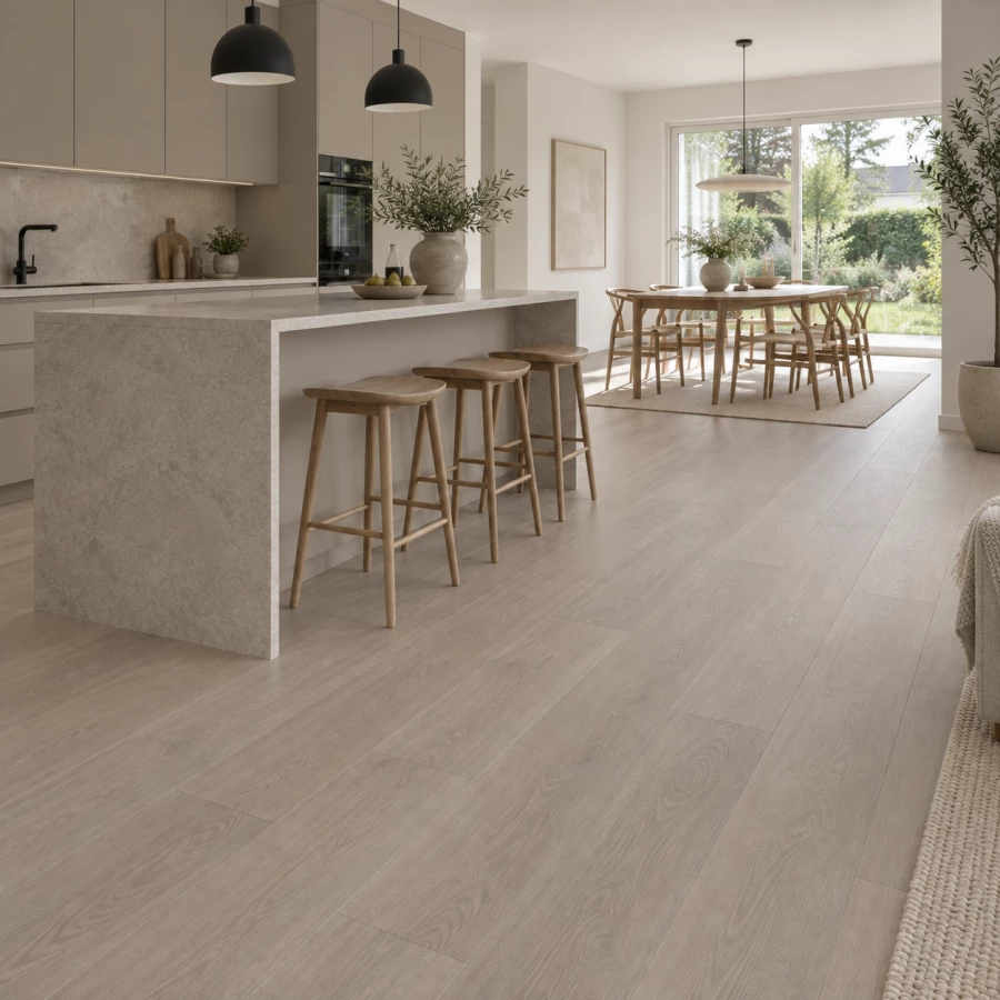 Rigid Klick-Vinyl Taupe Eiche greige SilentTECH