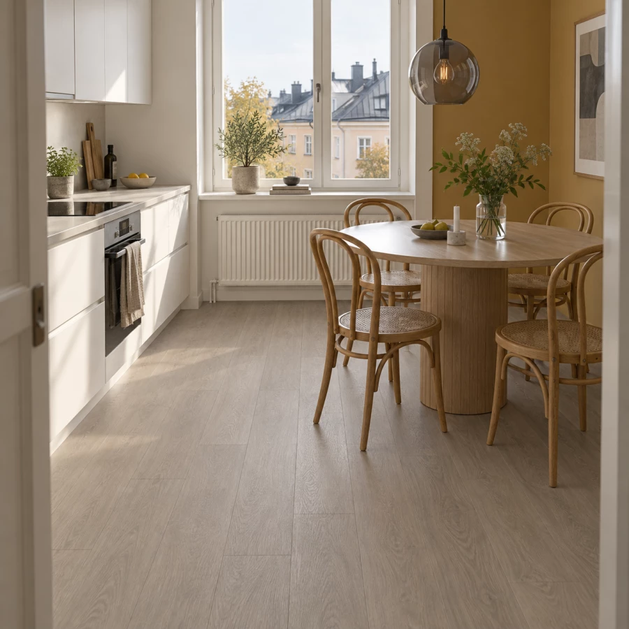 Rigid Klick-Vinyl Taupe Eiche greige SilentTECH