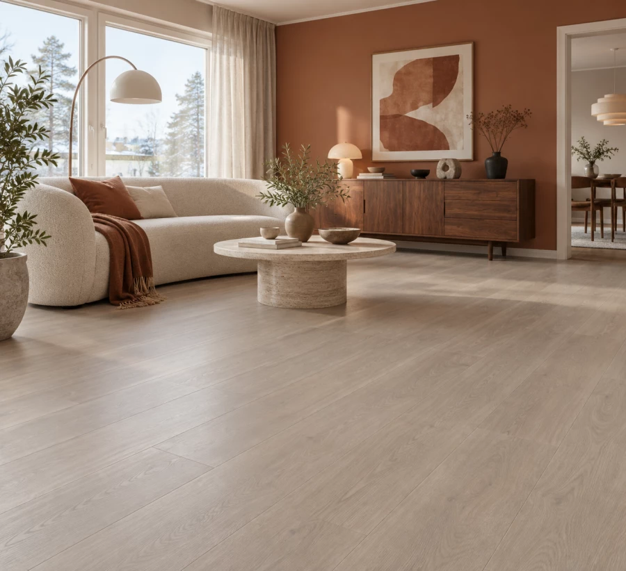 Rigid Klick-Vinyl Taupe Eiche greige SilentTECH