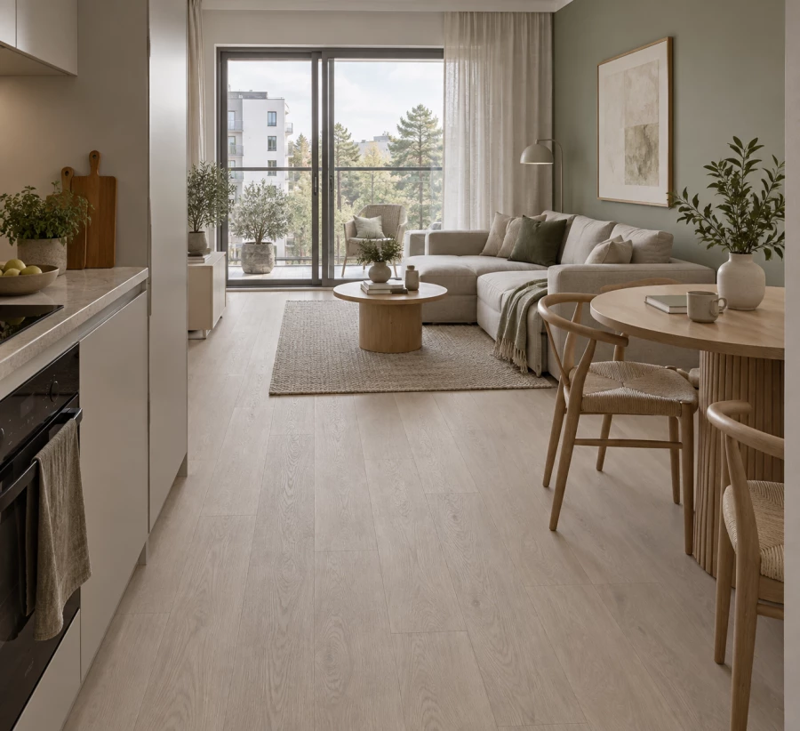Rigid Klick-Vinyl Taupe Eiche greige SilentTECH