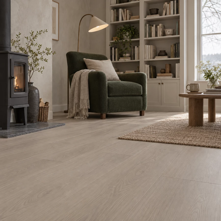 Rigid Klick-Vinyl Taupe Eiche greige SilentTECH