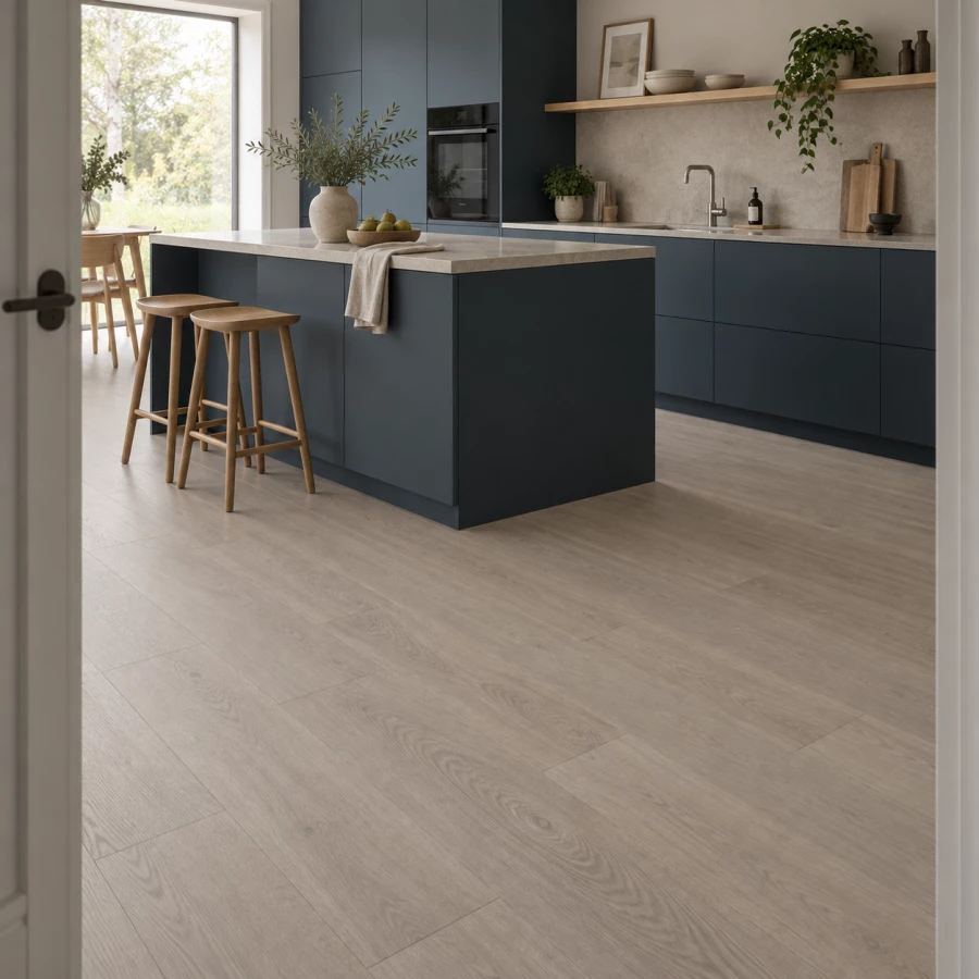 Rigid Klick-Vinyl Taupe Eiche greige SilentTECH