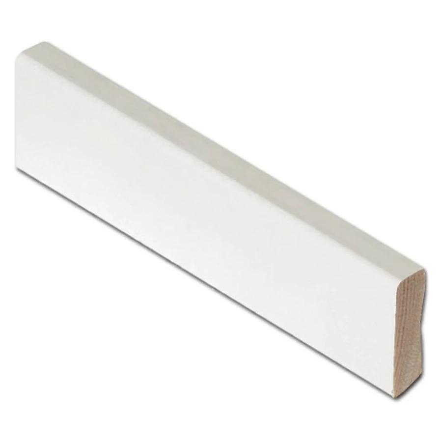 Abdeckleiste Kiefer Weiß 12x42x2200 mm